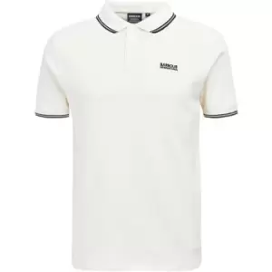 Barbour International Rider Tipped Polo Shirt - Beige