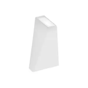 Birmingham Outdoor Up Down Wall Lamp Sandy White Aluminium, Glass LED 6W 397Lm 3000K IP54 - Merano