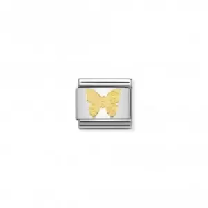 Nomination Composable Classic Symbols 18K Gold Butterlfy Versailles Link 030162/13