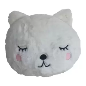 Cute Bear Kids Cushion White