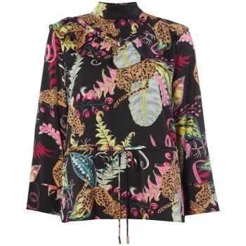 Biba Jungle Yoke Top - Multi-Coloured