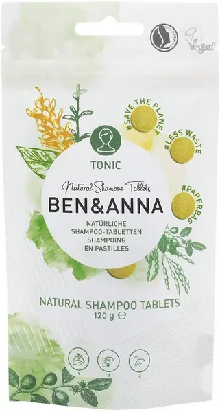 Ben & Anna Natural Shampoo Tablets 120g