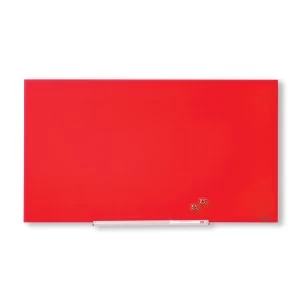 Nobo 1905183 Red Diamond Glass Whiteboard 667 x 381mm