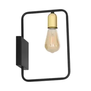 Savo Black Wall Lamp 1x E27