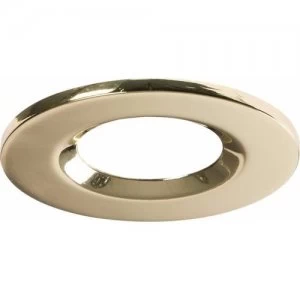 KnightsBridge Traditional IP65 Round Fire Rated Bezels for FireKnight - Brass