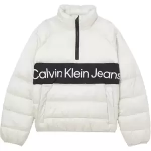 Calvin Klein Jeans Institutional Padded Popover - White