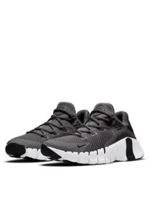 Nike Free Metcon 4, Grey/White/Black, Size 9, Men