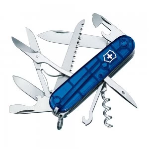 Victorinox Huntsman Swiss Army Pocket Tool 1.3713.T2 - Jelly Blue