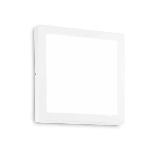 Universal Integrated LED 40cm Square Semi Flush Light White 4300Lm 4000K