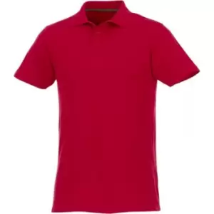 Elevate Mens Helios Short Sleeve Polo Shirt (4XL) (Red)