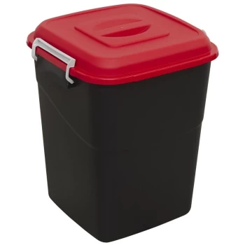 Sealey - BM50R Refuse/Storage Bin 50L - Red