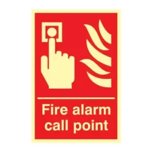 Fire Alarm Call Point - Photolum (200 x 300mm)