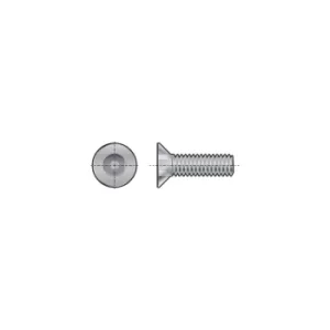 M10X30 A2 St/St Pin Hex Countersunk M/C Screw