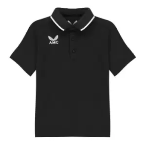 Castore Short Sleeve Media Polo Shirt Junior Boys - Black