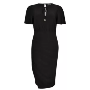 Biba V Neck Jersey Dress - Black