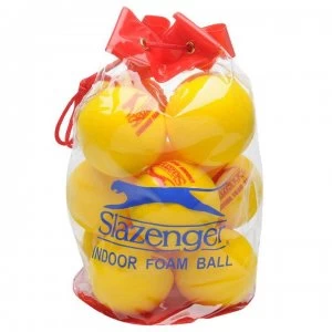 Slazenger Indoor Foam Balls - Yellow