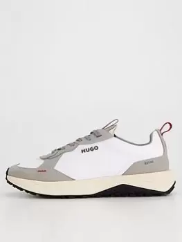 HUGO Kane_runn Trainer - White, Size 41, Men