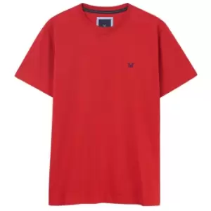 Crew Clothing Mens Classic Tee Sail Red XXL