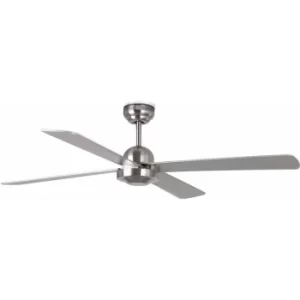 Faro Ibiza Large Ceiling Fan Without Light Matt Nickel, Grey, Maple