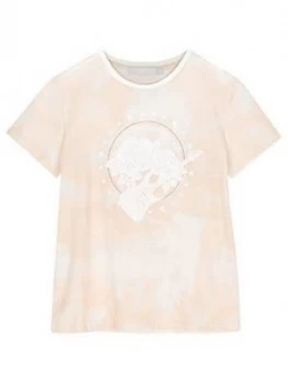 Mintie By Mint Velvet Girls Rock Band T-Shirt - Nude