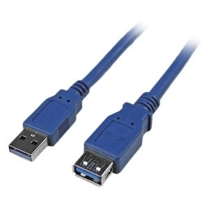 StarTech USB 3.0 Male to Female Extension Cable - 2M