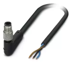 Phoenix Contact Sac-3P-M5Mr/ 5,0-Pur Sensor Cord, 3P, M5 Plug-Free End, 5M