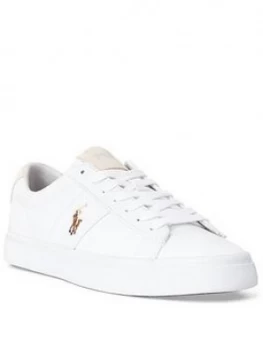 Polo Ralph Lauren Sayer Canvas Trainers - White