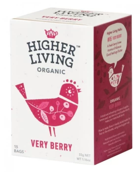 Higher Living Org Very Berry Tea - 15 bags - 33g