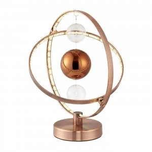 Table Lamp Copper Glass Balls