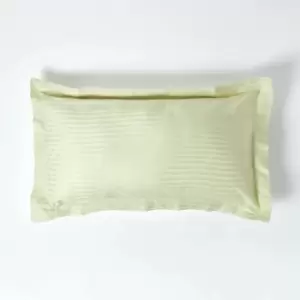 Sage Green Egyptian Cotton Ultrasoft Kingsize Oxford Pillowcase 330 Thread Count - Sage Green - Sage Green - Homescapes