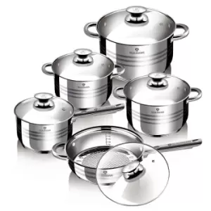 Urbn-chef - Gourmet Line 10 Pcs Jumbo Cookware Set [756540]