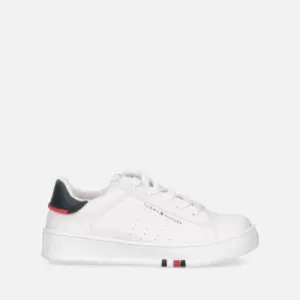 Tommy Hilfiger Kids Faux Leather Trainers - UK 13 Kids