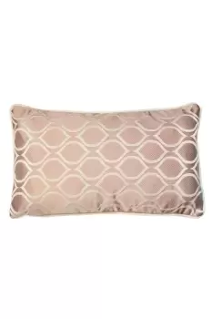 Solitare Geometric Printed Piped Cushion