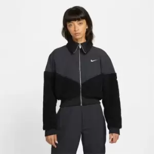 Nike Clash Sherpa Jacket Womens - Black