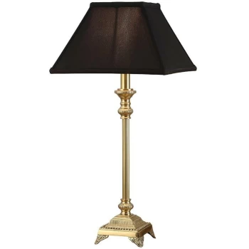 Interiors 1900Y1006AB - 1 Light Table Lamp Solid Brass - Base Only, B22