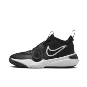 Nike Team Hustle D 11 Gs, Black/White, Unisex, Basketballshoes grade school, DV8996-002