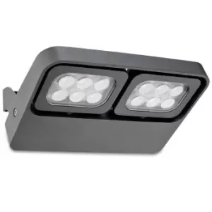 April Outdoor LED Wall Light Urban Grey 1135lm 3000K IP54