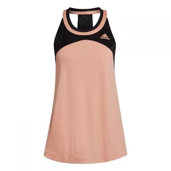 adidas Club Tennis Tank Top Womens - Ambient Blush / Black