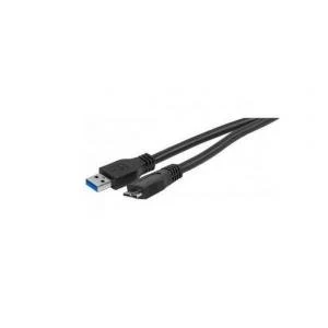 USB 3.0 A To Micro B Cable Black 1.8m