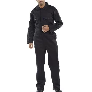 Click Workwear Regular Boilersuit Black Size 46 Ref RPCBSBL46 Up to 3