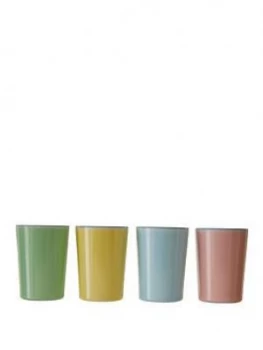 Premier Housewares Mimo Miami Arch Melamine Tumblers ; Set Of 4