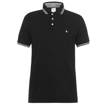 Jack Wills Hanningfield Tipped Polo - Black