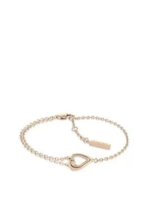 Calvin Klein Sculptured Drops Ladies Bracelet, Gold, Women