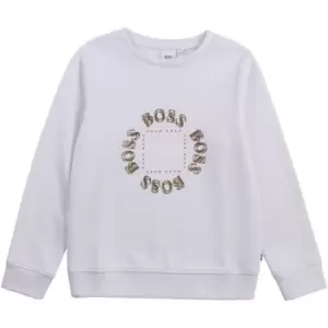 Boss Fleece sweatshirt - White