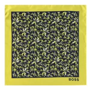 Boss Rolled Pocket Square 33x33cm - Yellow