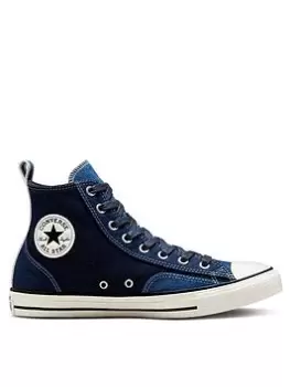 Converse Chuck Taylor All Star Denim Hi - Blue, Size 7, Men