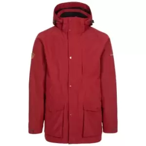 Trespass Mens Sandy Waterproof Jacket (L) (Merlot Marl)