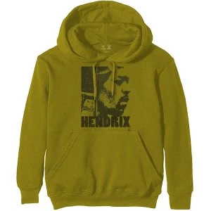 Jimi Hendrix - Let Me Live Unisex XXX-Large Hoodie - Green