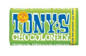 Tonys Chocolonely Dark Chocolate 61% Almond Sea Salt 180g (3 minimum)