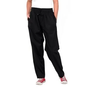 Click Workwear Chefs Trousers M Black Ref CCCTBLM Up to 3 Day Leadtime